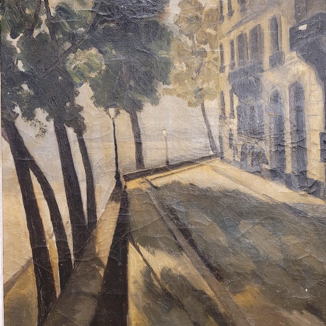 Post-Impressionism Artist, Pont Marie, Paris, 20th Century, Oil on Canvas, Framed For Sale - Image 7 of 18