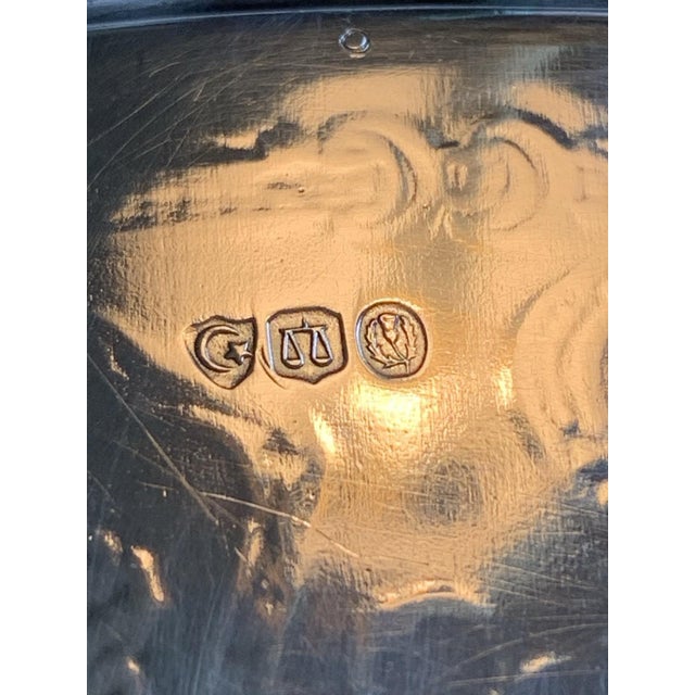 Antique Victorian Meriden Silver-Plate Footed Tray For Sale - Image 10 of 16