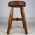 2000 - 2009 Antique Oak Upholstered Stool, 1800s For Sale - Image 5 of 11