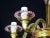 Pretty Venetian Chandelier, Pink and Gold Glass, 1950s For Sale - Image 13 of 15