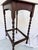 Brown Antique Barley Twist Side Table For Sale - Image 8 of 8