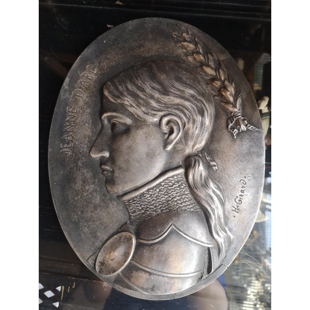 Jeanne D'Arc Bronze Wall Decor For Sale - Image 11 of 11