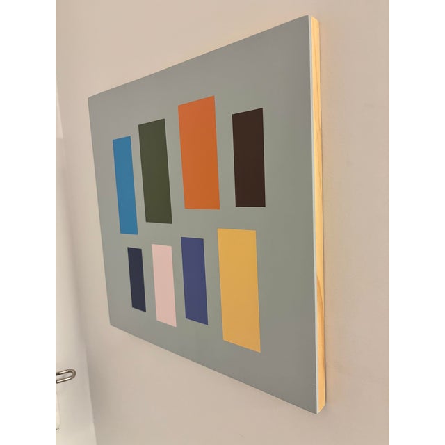 2020s Contemporary Abstract Acrylic on Birch Panel "Out of Ways" by Tom McGlynn For Sale - Image 5 of 6