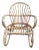 Rattan Lounge Chair, Pays-Bas, France, 1950s For Sale