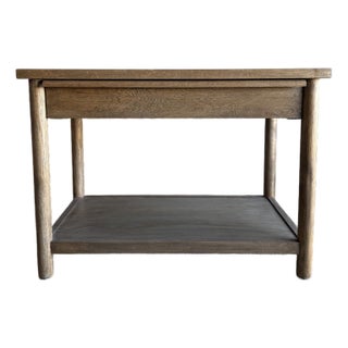 Denmark White Oak Night Stand With Soft Close Drawer in Montana Brown - 30" For Sale