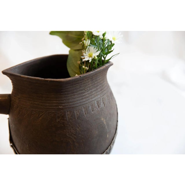 Wood Vintage African Wooden Pitcher For Sale - Image 7 of 10