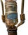 Brass Vintage Brass & Wood Table Lamp, Urn Body, Shell Motif Base, No Shade For Sale - Image 8 of 11