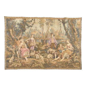 Vintage French Jaquar Tapestry