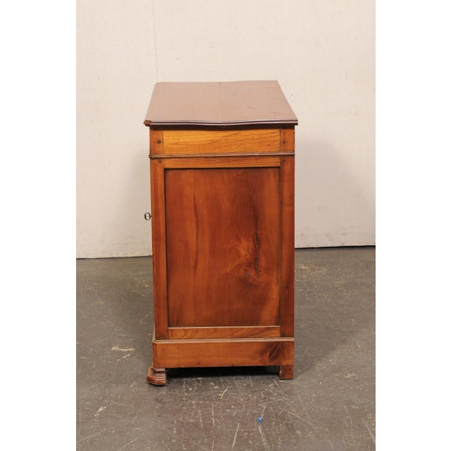 French Antique Cherry Wood 2-Door Cabinet For Sale - Image 10 of 14