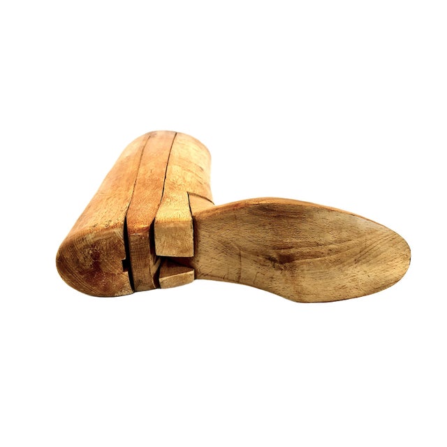 Antique Wood Riding Boot Tree For Sale - Image 4 of 5