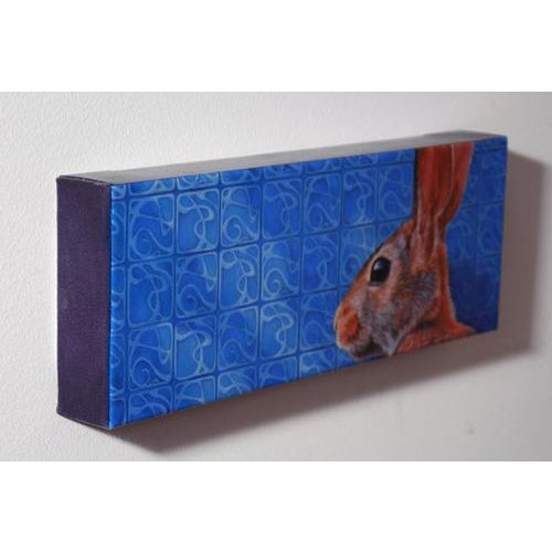 Early 21st Century Deborah DeSaix, Animal Portrait, Oil Painting For Sale - Image 5 of 8