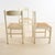 White Wooden Chairs, Set of 4 For Sale - Image 3 of 4