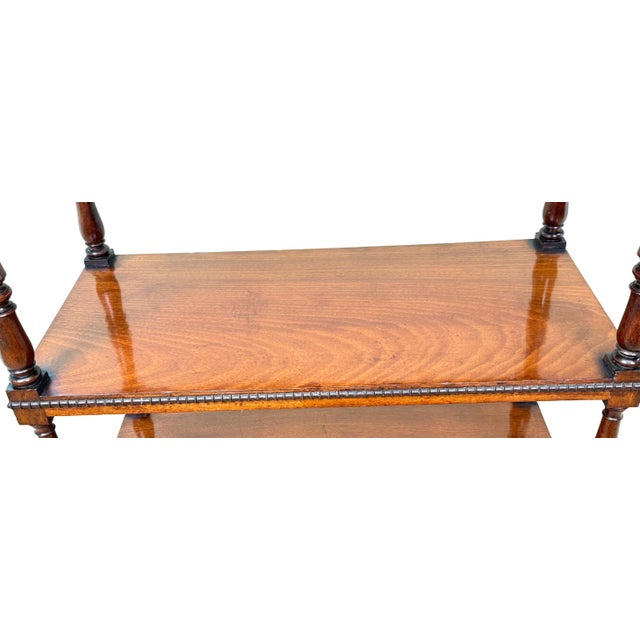 Brown Regency Mahogany Étagère Whatnot, 1820 For Sale - Image 8 of 14