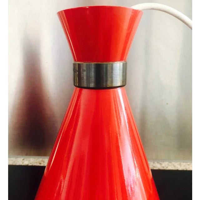 Red Pendants by Svend Aage Holm Sørensen for Holm Sørensen & Co, 1960s, Set of 2 For Sale - Image 4 of 14