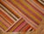 Vintage Striped Hand-Made Turkish Kilim - 4'10" x 8'4" For Sale - Image 4 of 8