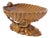 Large Hand-Carved Olive Wood Clam Shell Bowl, Italy, 1930s For Sale