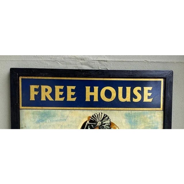 Mid 20th Century English Pub Sign, "Free House - the Lord Nelson" For Sale - Image 5 of 12