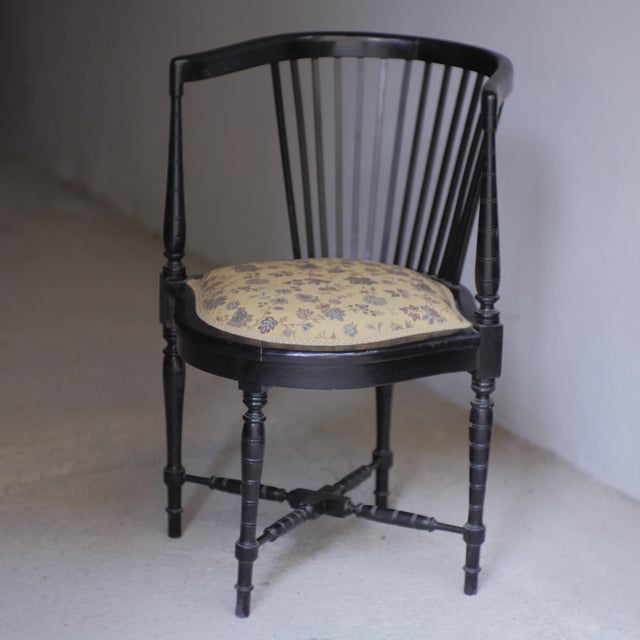 Chair with Armrests attributed to Adolf Loos, 1940s For Sale - Image 4 of 18