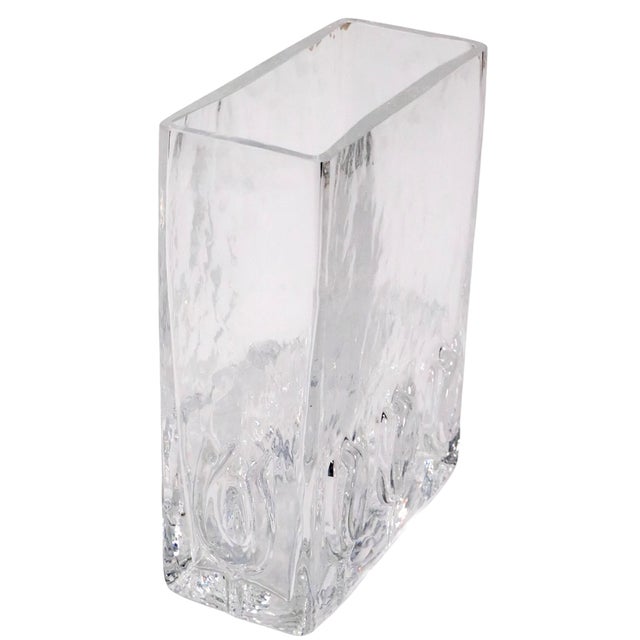 Mid 20th Century Ab Kosta Sea Glasbruck Vase by Renate Stock Made in Sweden C. 1960's For Sale - Image 5 of 10