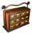 1980s Huanghuali Six-Drawer Chest / Vanity Organizer With Mother-of-Pearl Inlay For Sale