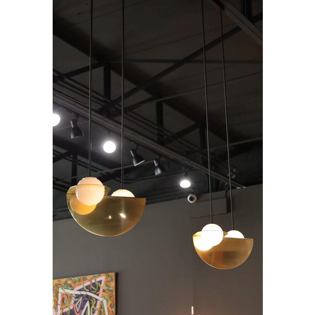 Metal Lambert & Fils Laurent Pendants For Sale - Image 7 of 12