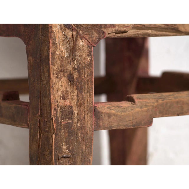 Small Antique Side Table, 1850 For Sale - Image 6 of 9