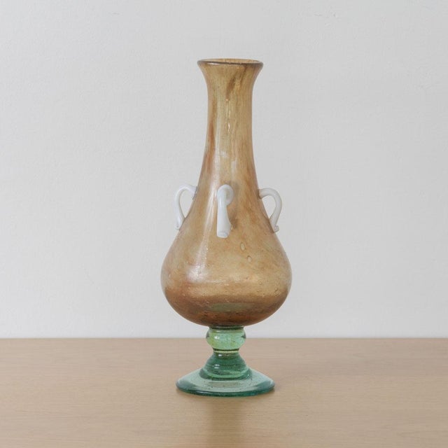 Italian 1960s Tall Italian Murano Amphora Vase For Sale - Image 3 of 9