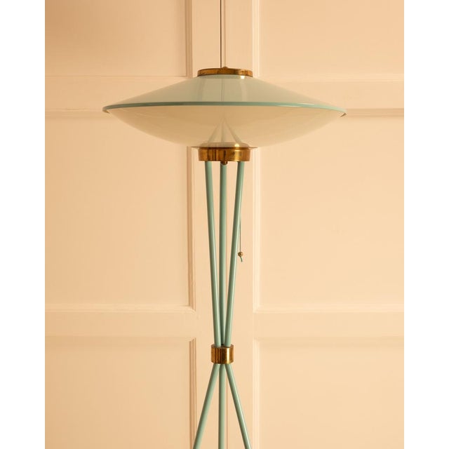 Metal Italian Floor Lamp, 1950s For Sale - Image 7 of 12