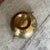 Metal Vintage Hammered Brass Footed Compote Bowl With Handles For Sale - Image 7 of 8