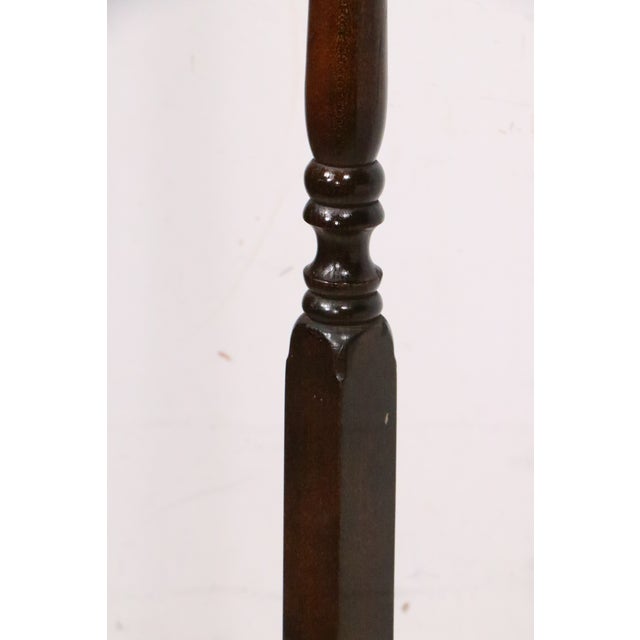 Brown Vintage Freestanding Coat Rack by the Fair Furniture Company Newark New Jersey For Sale - Image 8 of 8