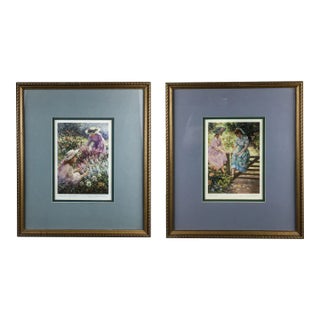 Vintage Set of Lynn Gertenbach Framed Prints For Sale