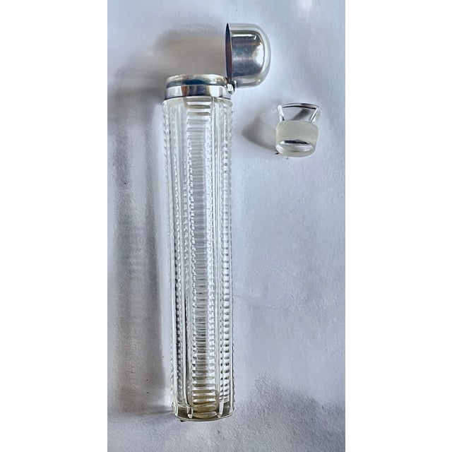 Art Deco Vintage Art Deco Silver & Crystal Flacons Set For Sale - Image 3 of 12