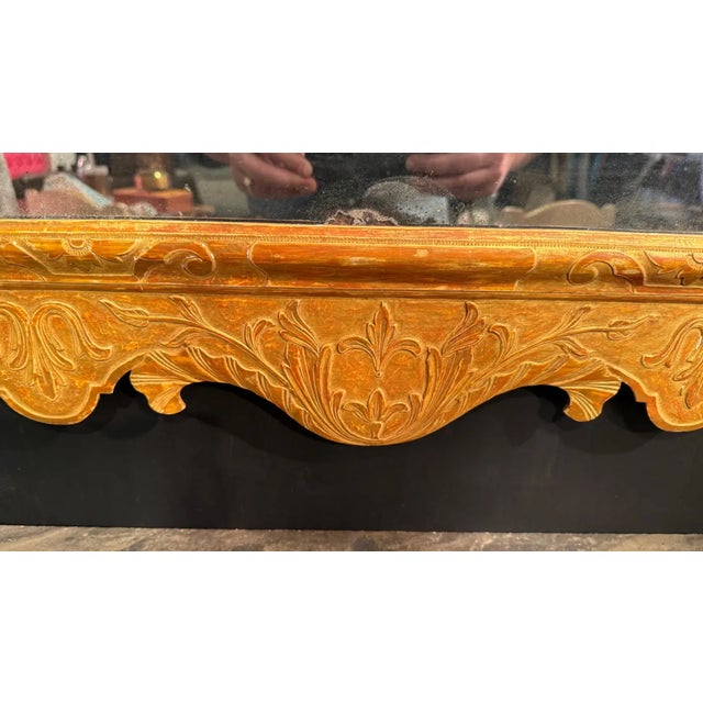 Fine 18th Century English Giltwood Mirror For Sale - Image 4 of 5