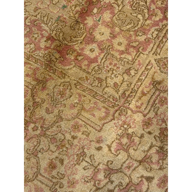 Traditional 1960s Vintage Persian Kerman Hand-Knotted Rug - 5′11″ × 9′4″ For Sale - Image 3 of 15