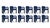 Double Arch Dining Chairs in Navy Blue Cotton Velvet from Insidherland, Set of 12 For Sale - Image 14 of 14