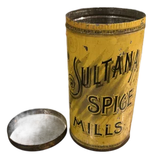 Vintage A&p Sultana Spice Mills Cinnamon Tin