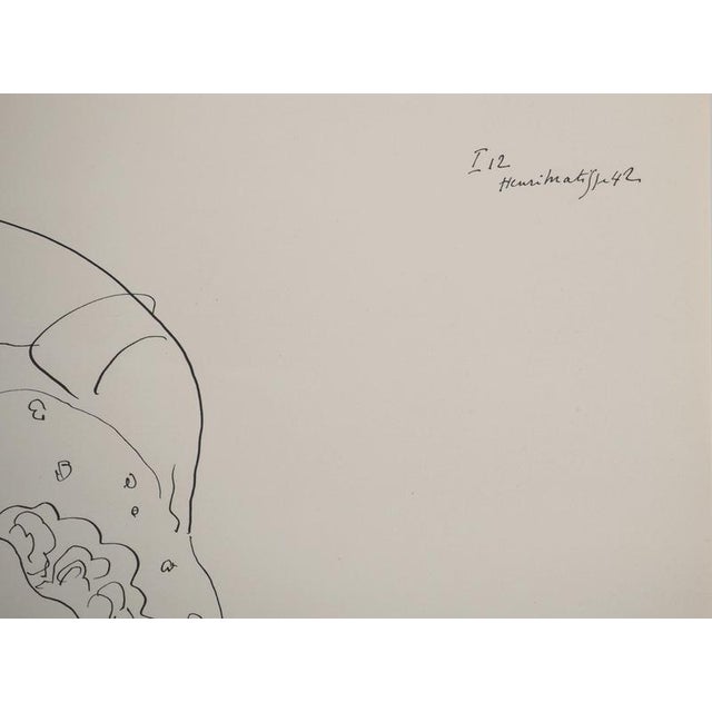 Henri MATISSE (1869-1954)(after) Lascivious woman, 1943 Lithograph after a drawing by the artist (Fabiani workshop) Signed...