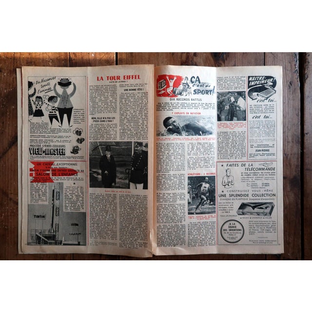 Contemporary Original Le Journal De Tintin No. 523, October 1958 – Tintin Au Tibet First Issue For Sale - Image 3 of 7