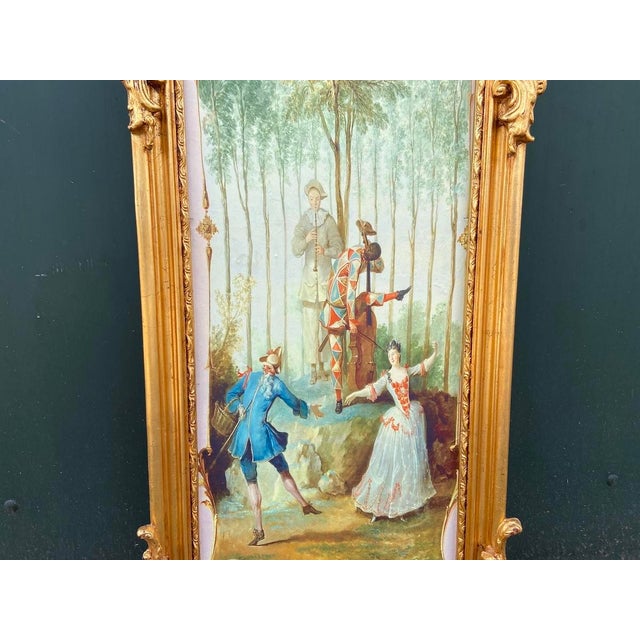 Gold 1970s French Louis XVI Gold Beech Wall Artwork Framed - 1 Piece For Sale - Image 8 of 13