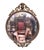 Bronze 1920s Art Deco Gilt Round Small Mirror For Sale - Image 8 of 8