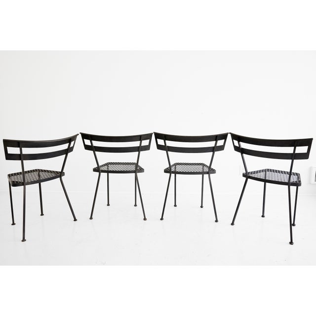 Set of Four Sculptural Garden Dining Chairs For Sale - Image 9 of 11