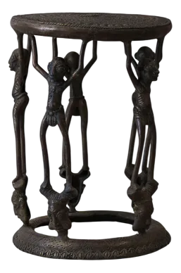 Benin Bronze Side Table