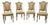 French Painted and Upholstered Salon Chairs, Set of 4 For Sale
