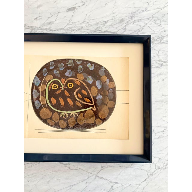 Spanish Suite of Nine Tipped-in Color Lithographs From Céramiques De Picasso, 1948 — After Pablo Picasso For Sale - Image 3 of 7