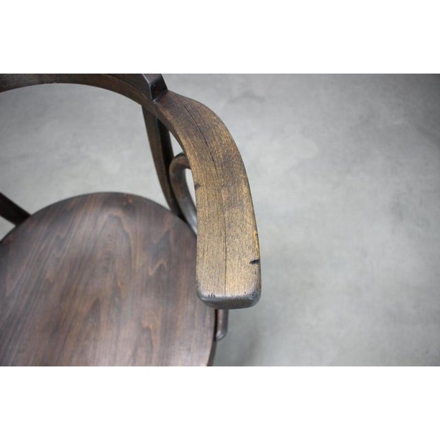 1920s Vintage B3 Bentwood Armchair from Thonet, Czechoslovakia, 1920s For Sale - Image 5 of 14