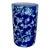 Port 68 Modern Blue Floral Ceramic Temple Garden Stool For Sale