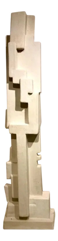 Concrete and Clay Totem 160 by Frederic Texier
