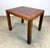 Mid-Century Modern 1970’s Mid Century Modern Walnut Parquet Parsons-Style Side Table by Lane For Sale - Image 3 of 12