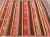 1960s 1960s Vintage Striped Turkish Kilim Rug - 71" X 80" For Sale - Image 5 of 11