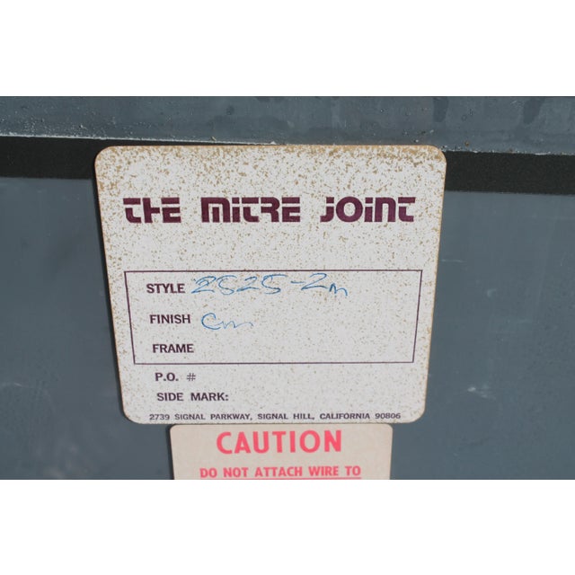 Silver 1960's Modern Wall Mirror For Sale - Image 8 of 12